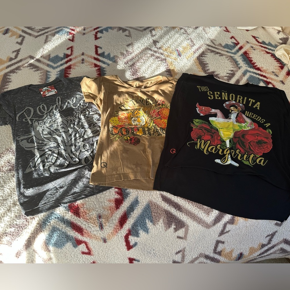 Rodeo Quincy set of 3 t shirts